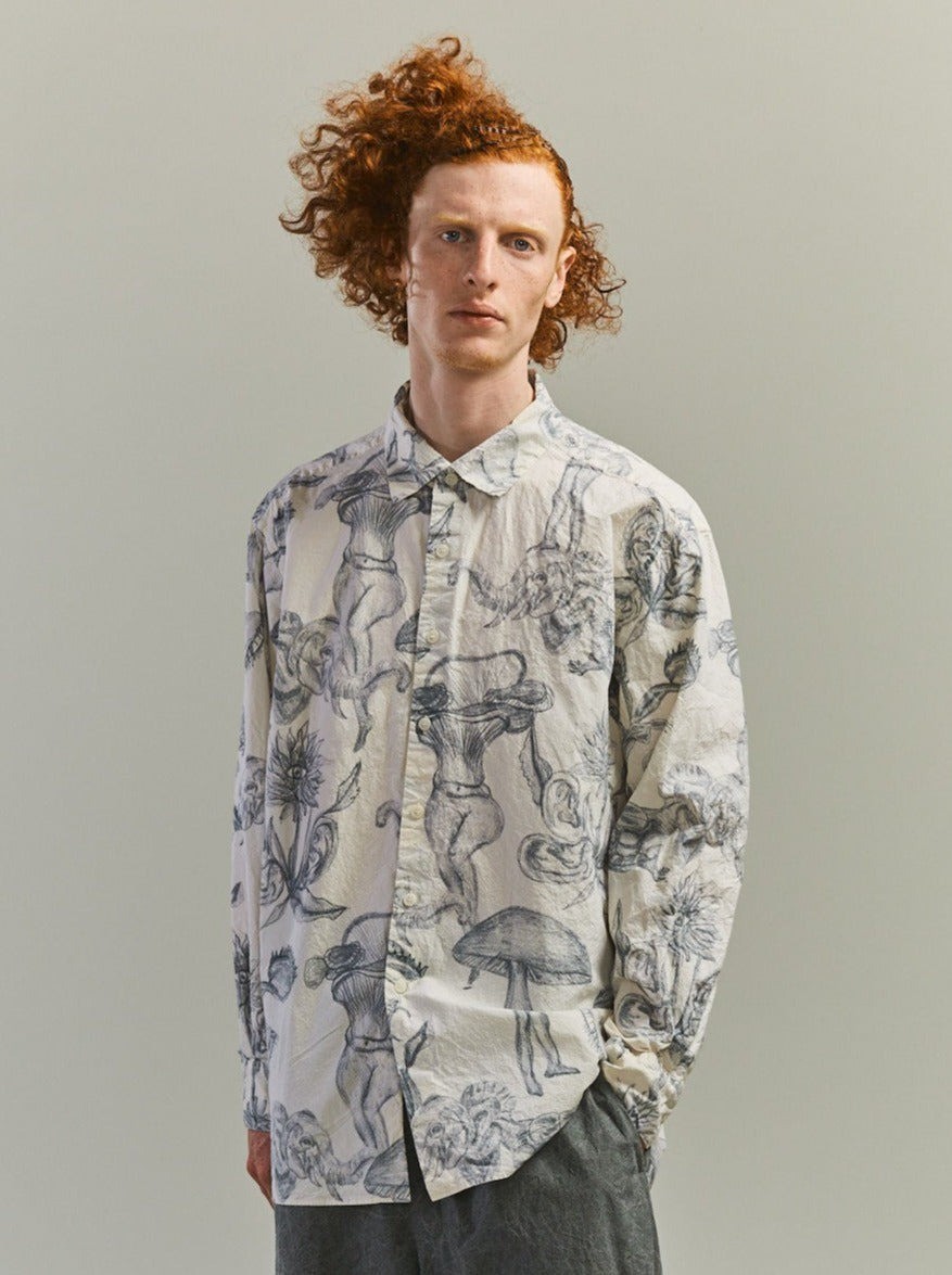 BIG RACCOURCIE SHIRT - CAN CAN PRINT