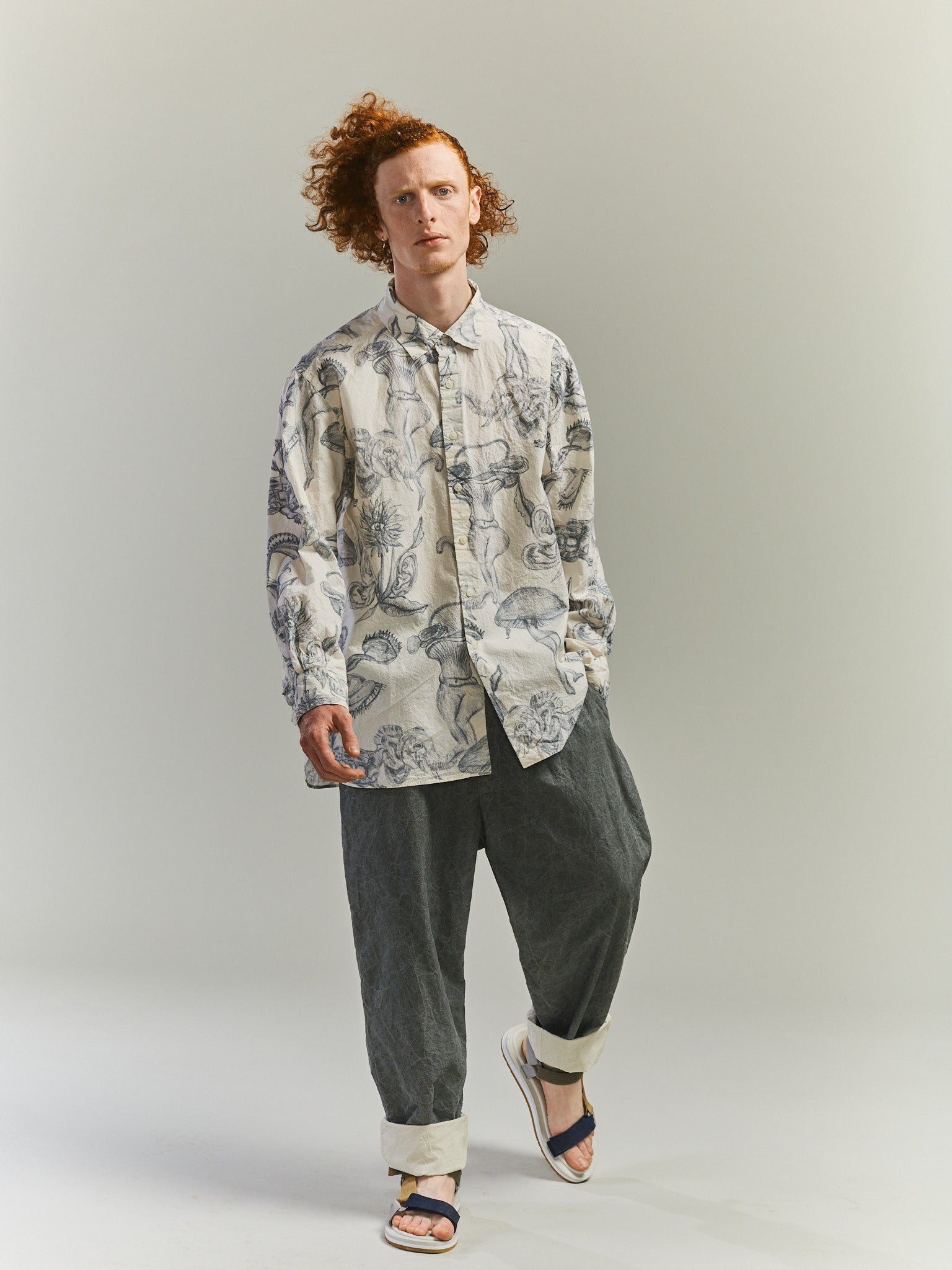 BIG RACCOURCIE SHIRT - CAN CAN PRINT