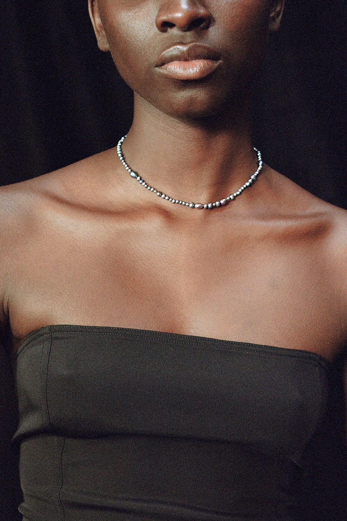 Peacock PearMermaid Necklace.16”