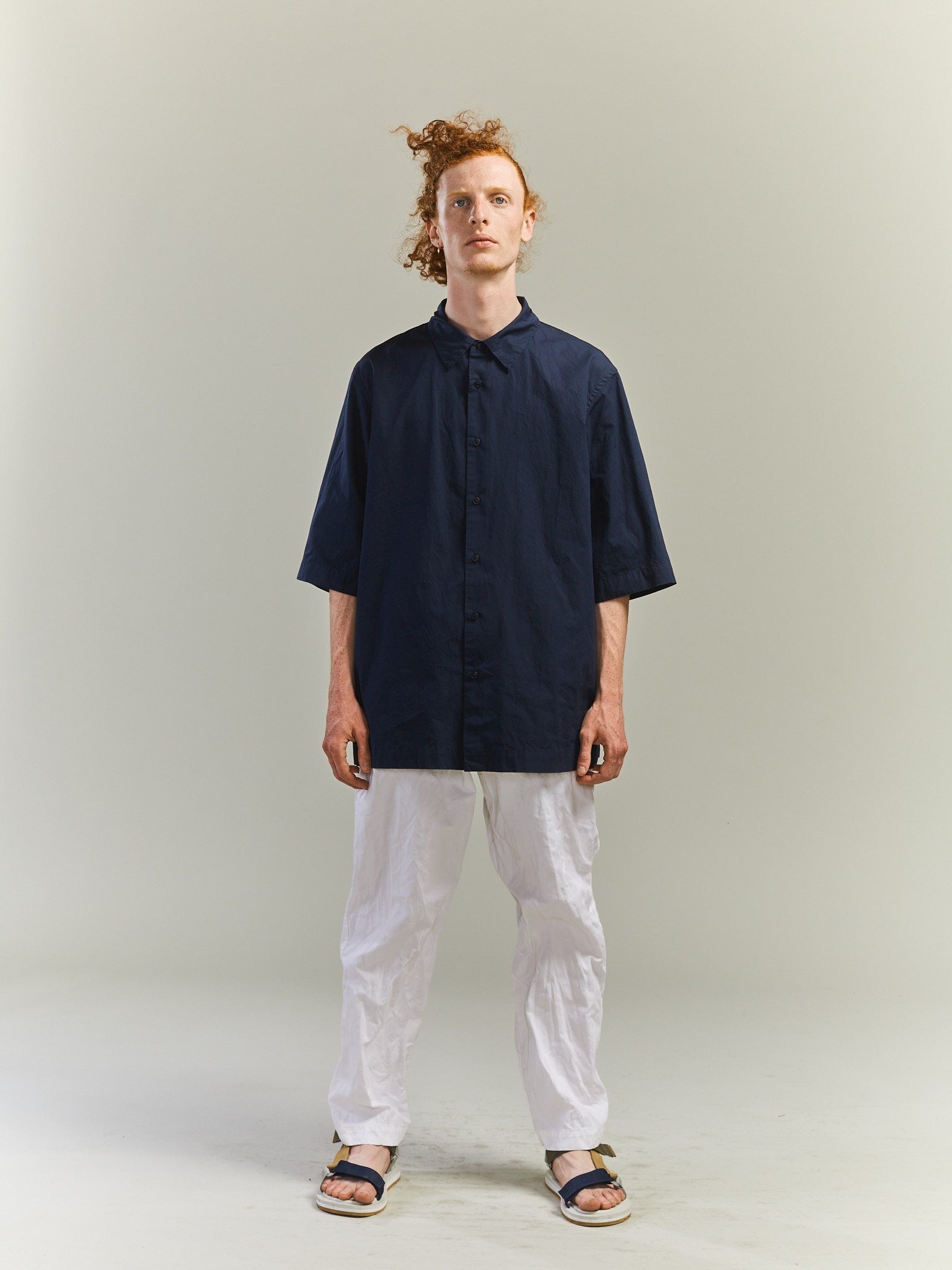 STEVEN SHIRT - COT - NAVY