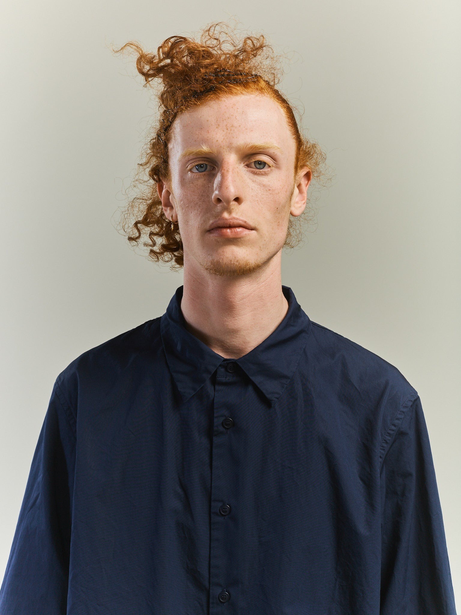 STEVEN SHIRT - COT - NAVY