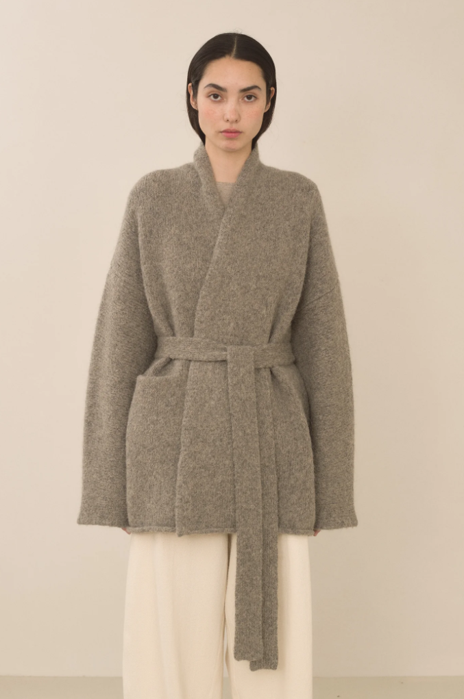 LAUREN MANOOGIAN FW24 COTO CARDIGAN ROCK