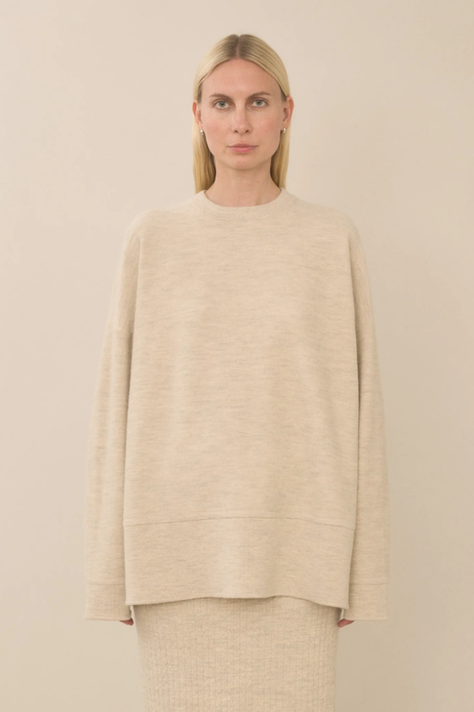 LAUREN MANOOGIAN FW24 OVERSIZE CREWNECK